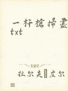 一杆枪扫尽全家txt