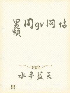 男同gv网站视频封面