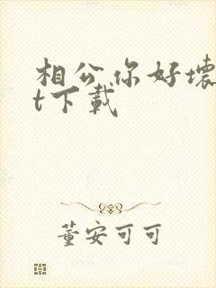 相公你好坏txt下载封面