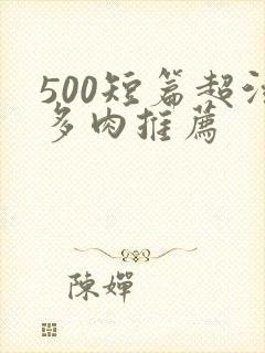 500短篇超污多肉推荐