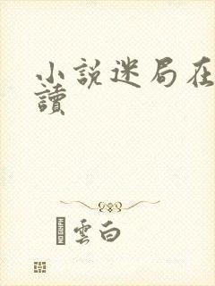 小说迷局在线阅读