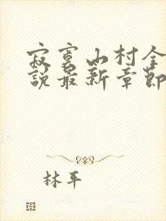 寂寞山村全部小说最新章节