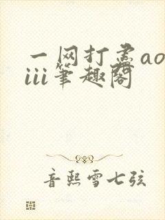 一网打尽aoiiii笔趣阁