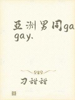 亚洲男同gay gay.