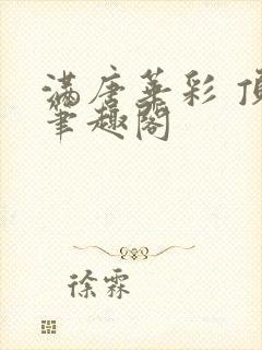 满唐华彩 顶点笔趣阁