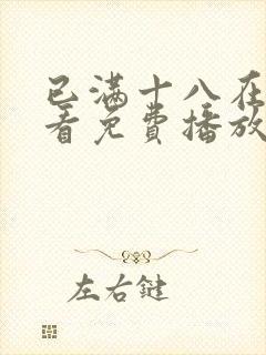 已满十八在线观看免费播放电视剧第