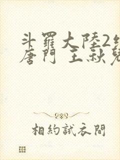 斗罗大陆2绝世唐门 王秋儿