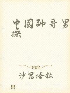 中国帅哥男同互操封面