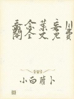 乔念叶妄川笔趣阁全文免费