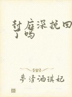 封庭深挽回容辞了吗