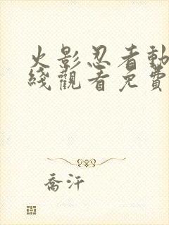 火影忍者动漫在线观看免费