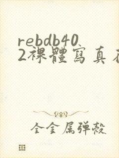 rebdb402裸体写真在线封面