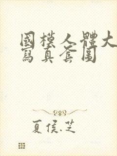 国模人体大尺度写真套图