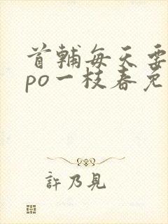 首辅每天要不够po一枝春免费阅读