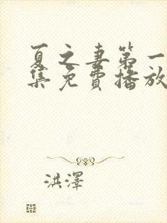 夏之妻第一季全集免费播放动漫