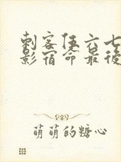 刺客伍六七之暗影宿命最后一集封面