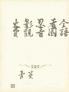 火影忍者全集免费观看国语版