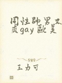 同性帅男又粗又爽gay 欧美