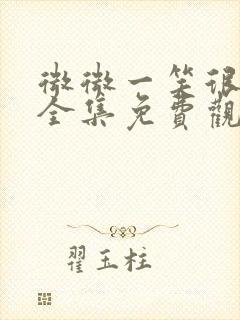 微微一笑很倾城全集免费观看完整封面