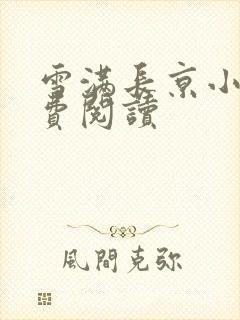 雪满长京小说免费阅读封面