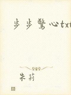 步步惊心txt封面