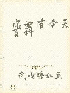 你也有今天百度百科封面