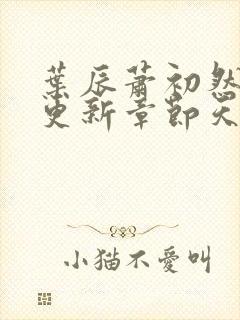 叶辰萧初然最快更新章节天域小说封面