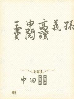 王申高义孙倩免费阅读封面