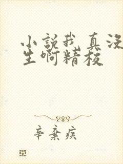 小说我真没想重生啊精校