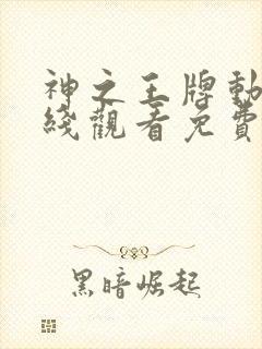 神之王牌动漫在线观看免费播放