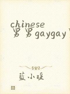 chinese男男gaygay男男封面