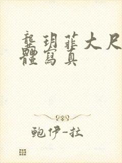 龚玥菲大尺度裸体写真