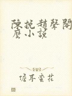 陈挽赵声阁是什么小说