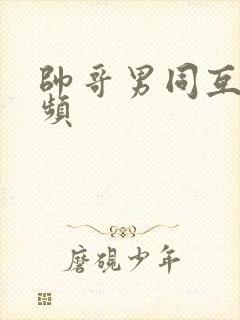 帅哥男同互操视频