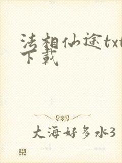 法相仙途txt下载