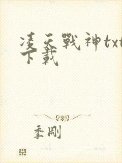 凌天战神txt下载封面