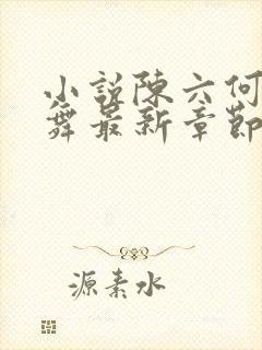 小说陈六何沈轻舞最新章节