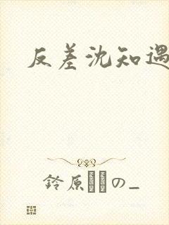 反差沈知遇晏应