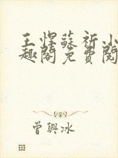 王悍苏祈小说笔趣阁免费阅读