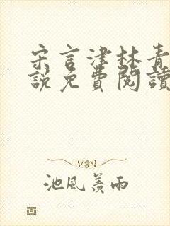 宋言津林青妍小说免费阅读最新章节封面