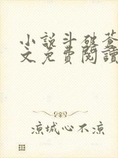 小说斗破苍穹全文免费阅读笔趣阁