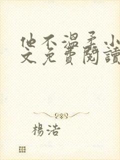 他不温柔小说全文免费阅读无弹窗