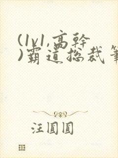 (1v1,高干)霸道总裁笔趣阁