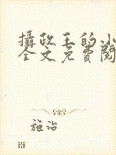 摄政王的小宠妃全文免费阅读