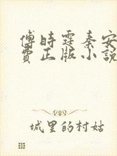 傅时霆秦安安免费正版小说