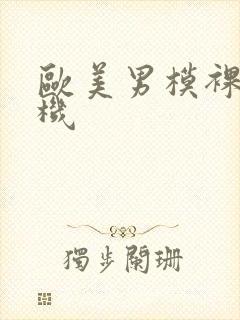 欧美男模裸体露机