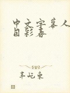 中文字幕人妻夏目彩春封面