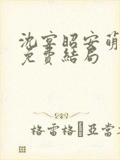 沈宴昭安萌全文免费结局封面