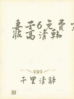 妻子6免费完整版高清韩