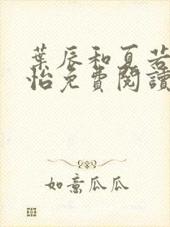 叶辰和夏若雪孙怡免费阅读封面